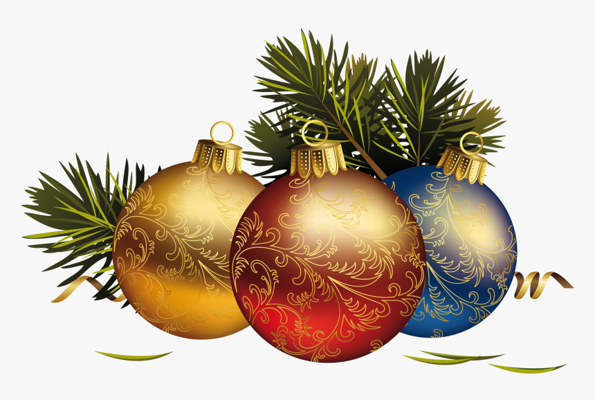 Transparent Candy Cane Background Clipart - Transparent Background Christmas Balls Png, Png Download