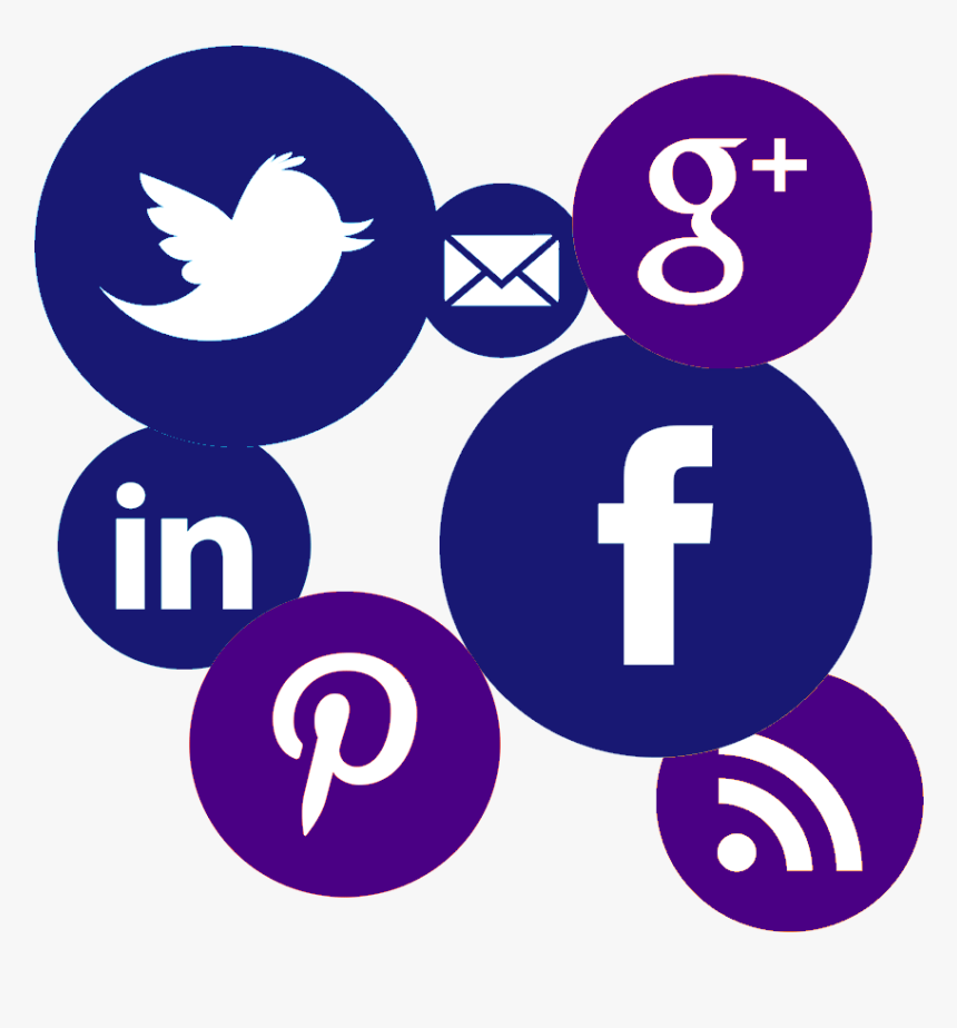 Social Media Management - Social Media Icons Grouped, HD Png Download