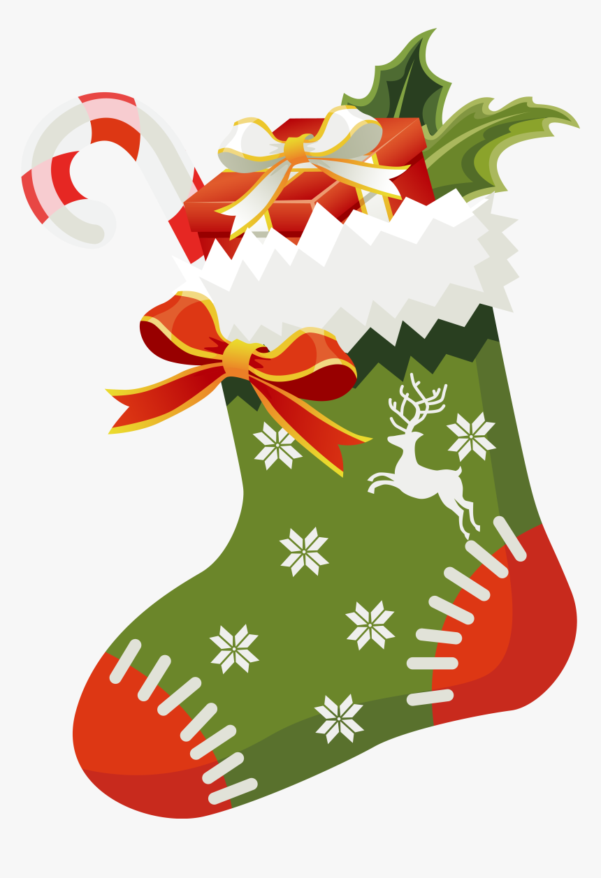 Transparent Background Christmas Stocking Clipart, HD Png Download