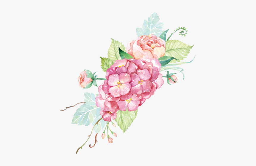 Free Images Flowers Download Image Free Download Watercolor - Blush Pink Flower Design Clipart, HD Png Download