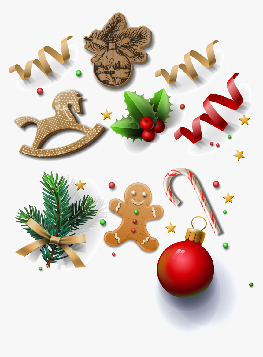 Christmas Ornament Christmas Decoration Santa Claus - Diy Christmass Card Drawing, HD Png Download