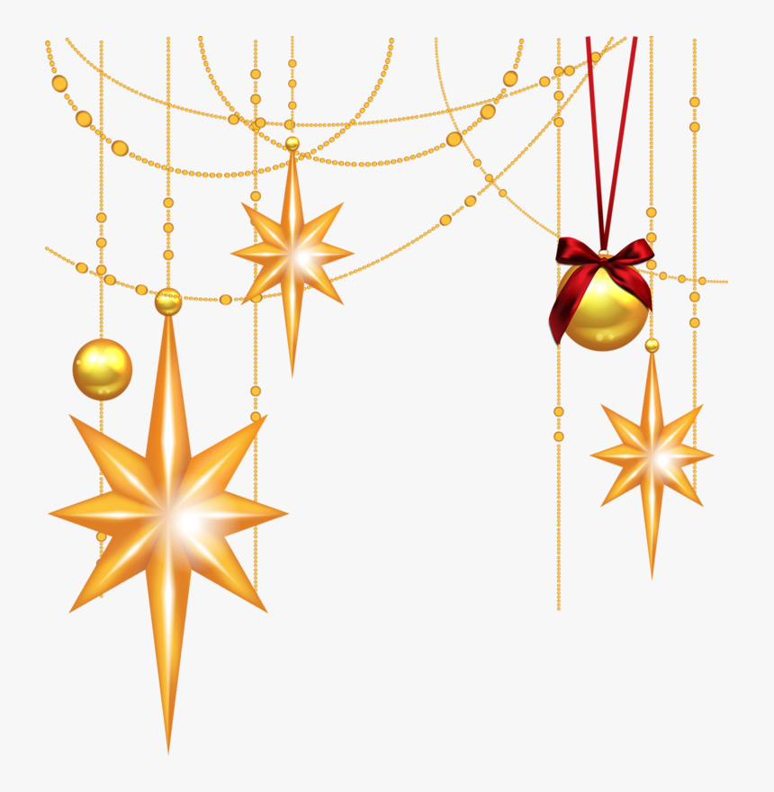 Christmas Stars Transparent Background, HD Png Download
