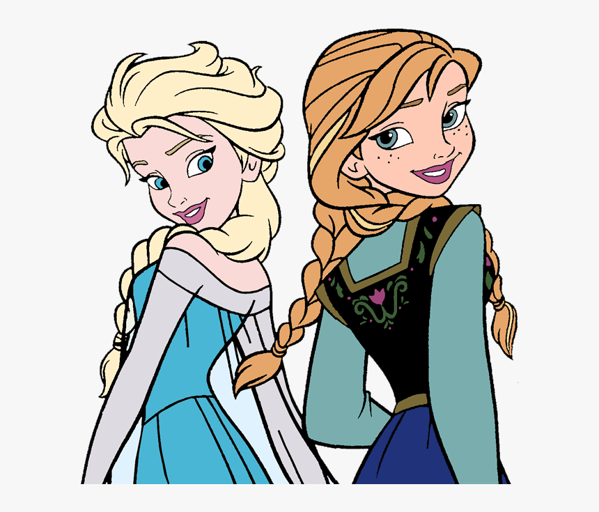 Frozen Anna And Elsa Clipart, HD Png Download