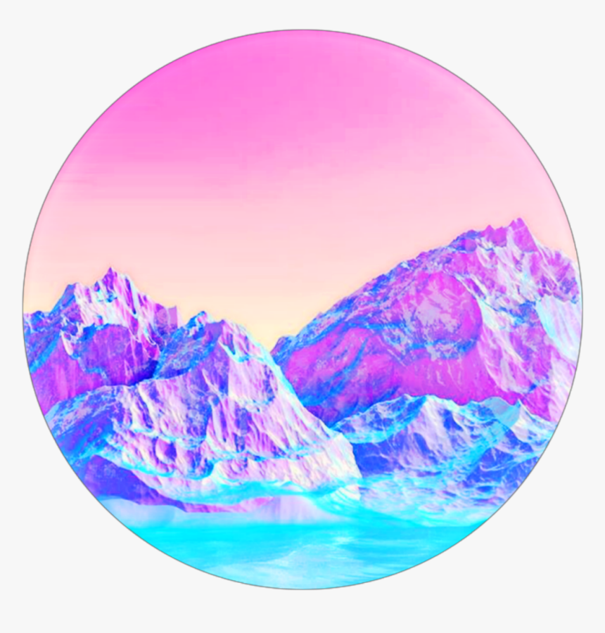 Mountains Vaporwave , Png Download, Transparent Png