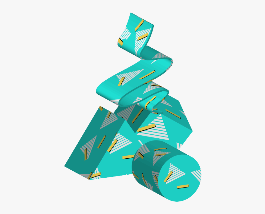 #vaporwave #abstract #shapes #freetoedit - Aesthetic Graphic Design Transparent, HD Png Download
