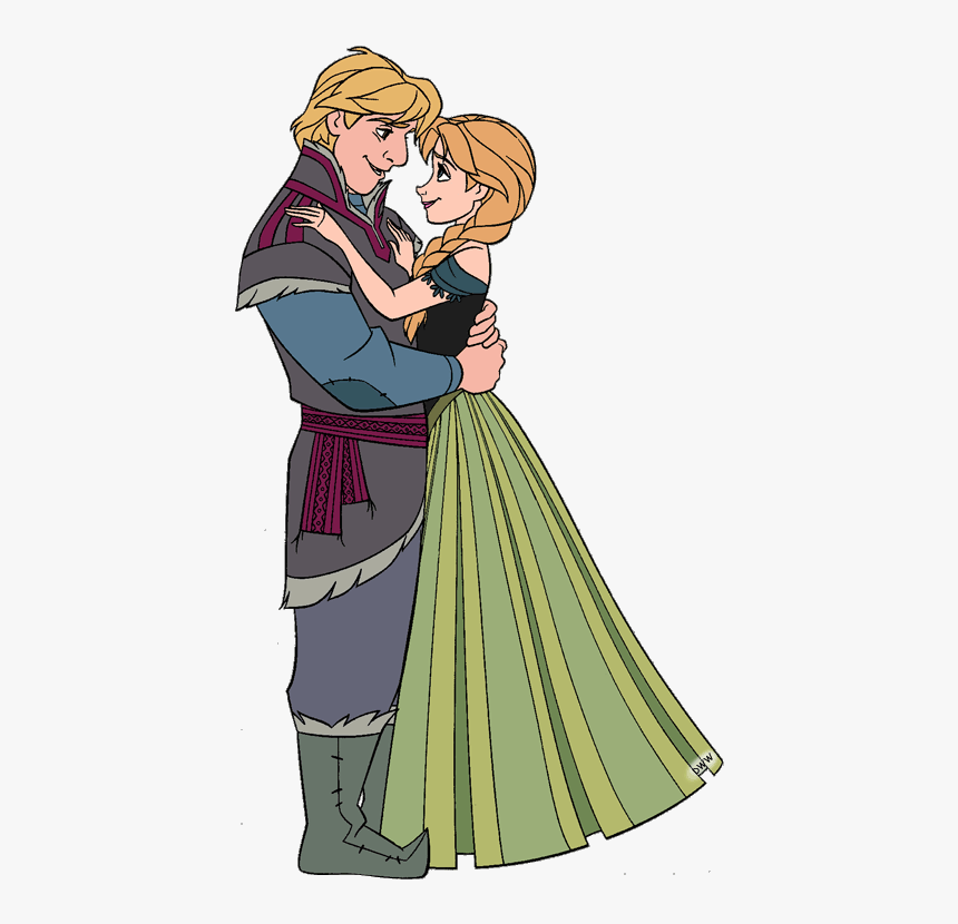 Frozen And Frozen Fever Clip Art Image 3 - Frozen Kristoff X Anna, HD Png Download