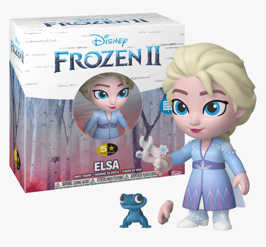 Elsa 5 Star 4” Vinyl Figure - Funko Pop Frozen 2, HD Png Download