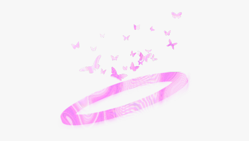 #crowns #crown #pastel #pink #purple #butterflies #butterfly - Transparent Pastel Pink Crown, HD Png Download