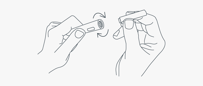 Fingers Drawing Cigarette - Sketch, HD Png Download