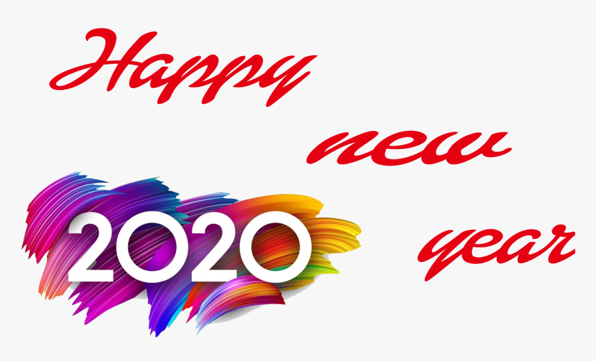 Happy New Year Png Image 2020 Png Pic - Graphic Design, Transparent Png