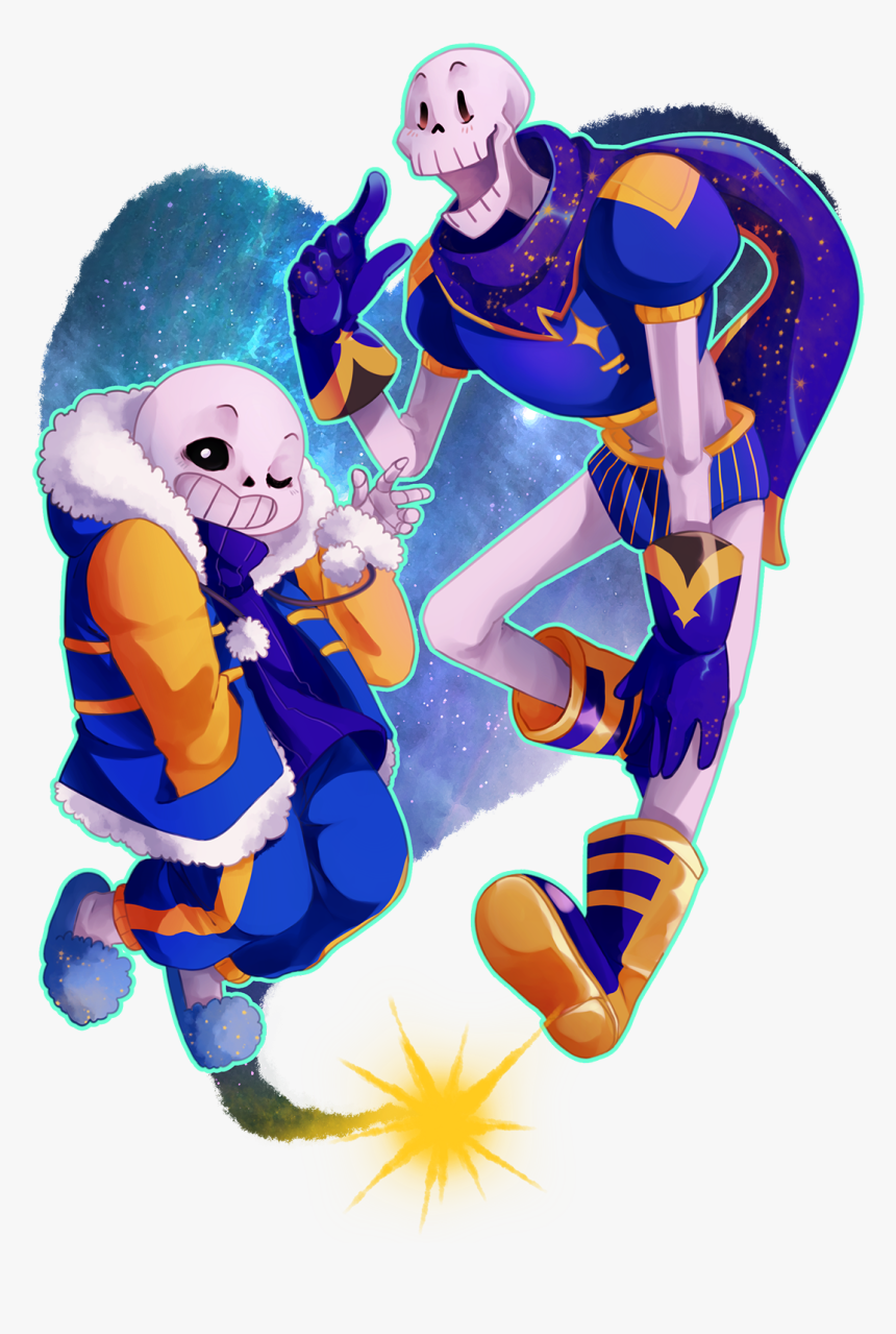 Outertale Sans And Papyrus, HD Png Download