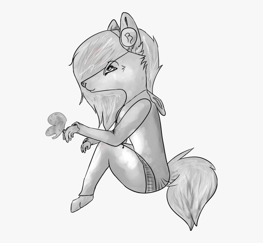 Pose Drawing Smoking - Drawing Pose Smoking, HD Png Download
