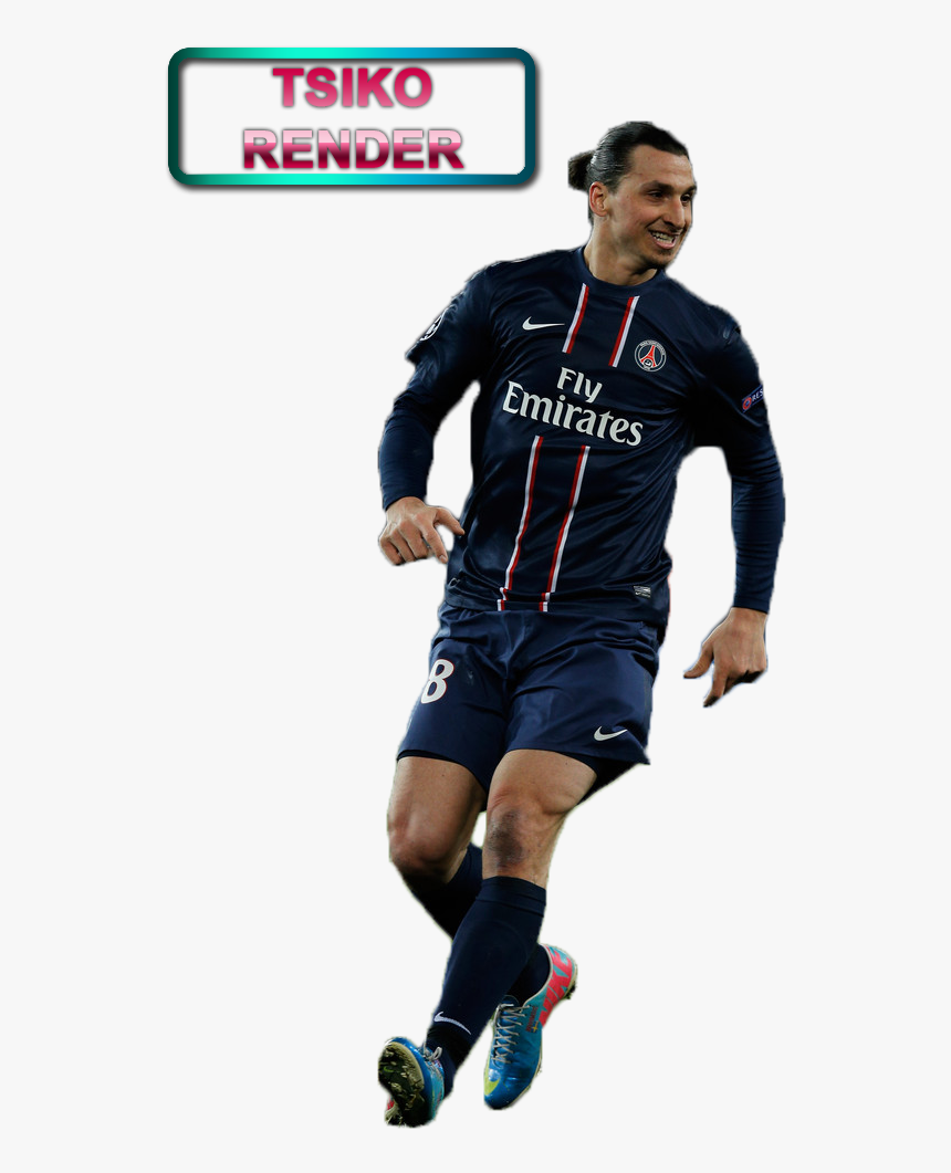 Zlatan Ibrahimovic By Tsikorenderzlatan Ibrahimovic - Player, HD Png Download
