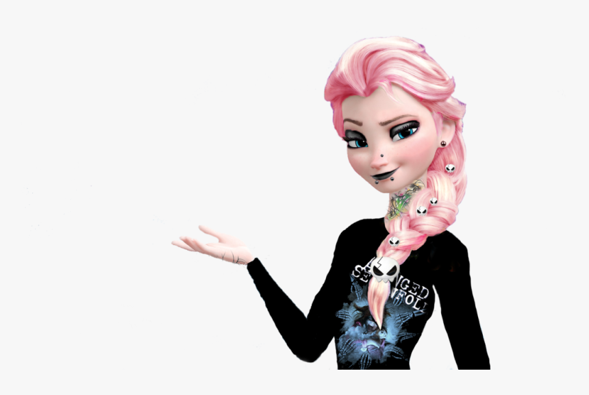 Kind Of Punk Elsa - Transparent Elsa Frozen Png, Png Download
