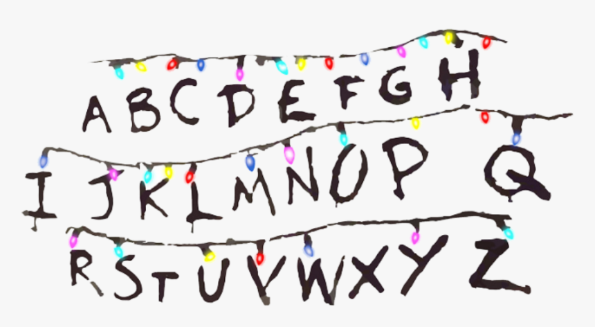 Lights Clipart Stranger Thing - Calligraphy, HD Png Download