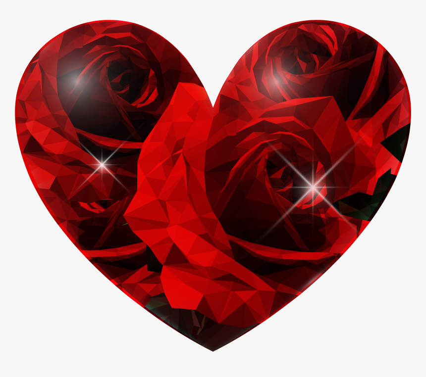 Rose Png Clip Art - Rose Heartpng Clip Art, Transparent Png