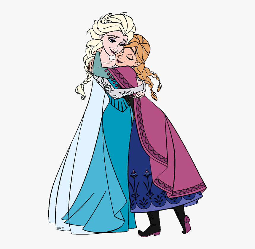 Frozen Elsa And Anna Clipart, HD Png Download, png image,png, free download...