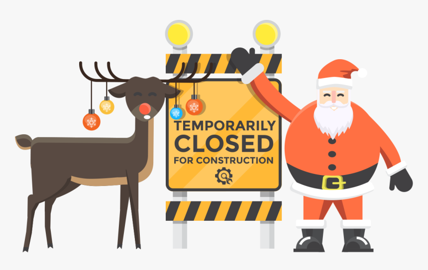 Merry Christmas Construction Site, HD Png Download