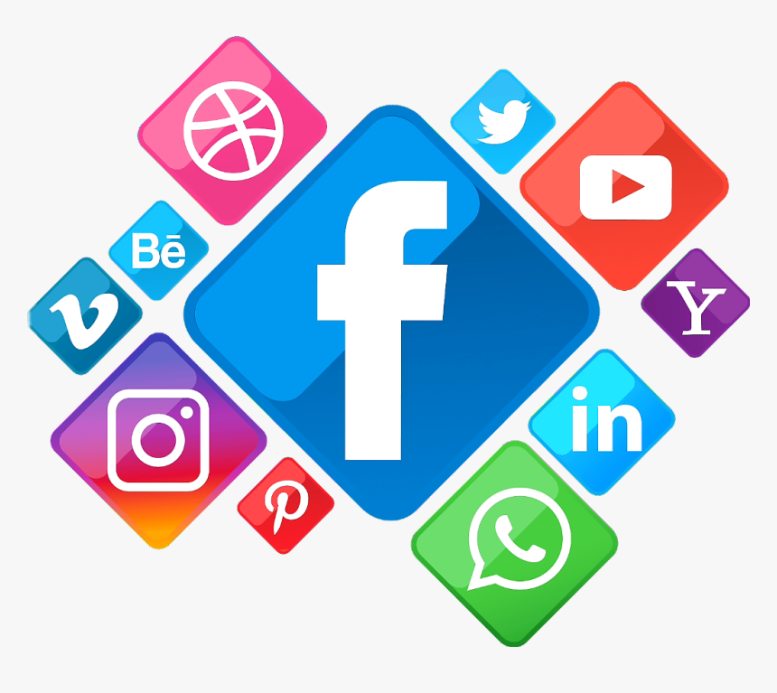 #ftestickers #twitter #instagram #whatsapp #vevo #behance - Social Media Marketing Post Designs, HD Png Download