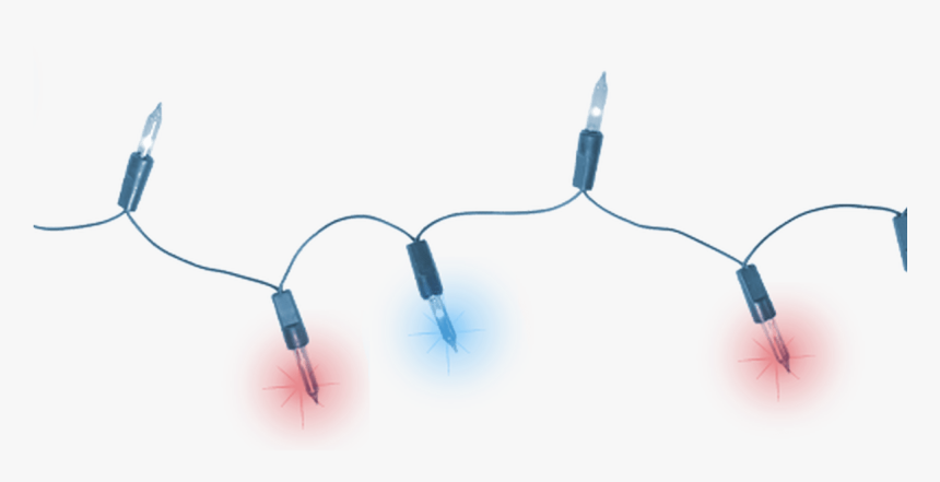 Christmas Lights Download Png - Hanging Christmas Lights Png, Transparent Png