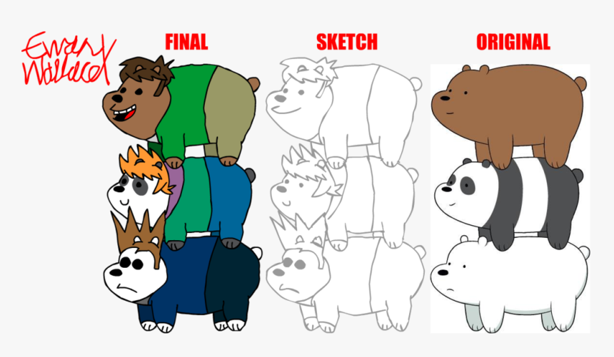 We Edd Bears Eddsworld Meets We Bare Bears By Britishbronyreviewer - We Bare Bears Jpg, HD Png Download