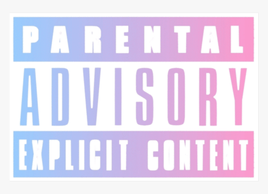 #pastel #parentaladvisory #explicitcontet #warning - Parental Advisory, HD Png Download
