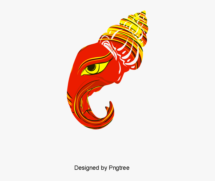 ganesha vector head ganpati design png hd transparent png transparent png image pngitem ganesha vector head ganpati design