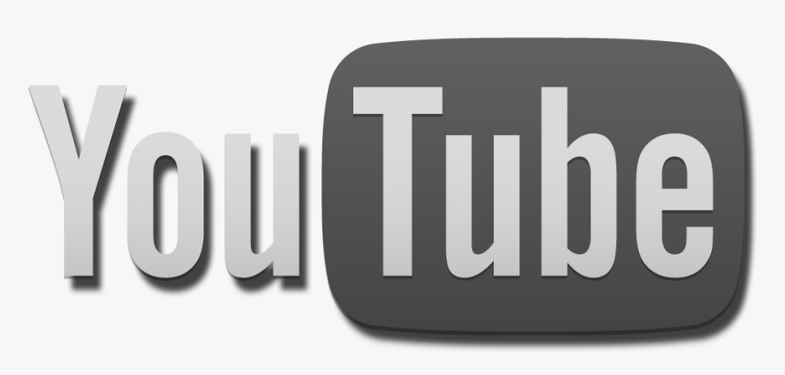 Youtube Logo Black And White Png , Png Download - Youtube, Transparent Png