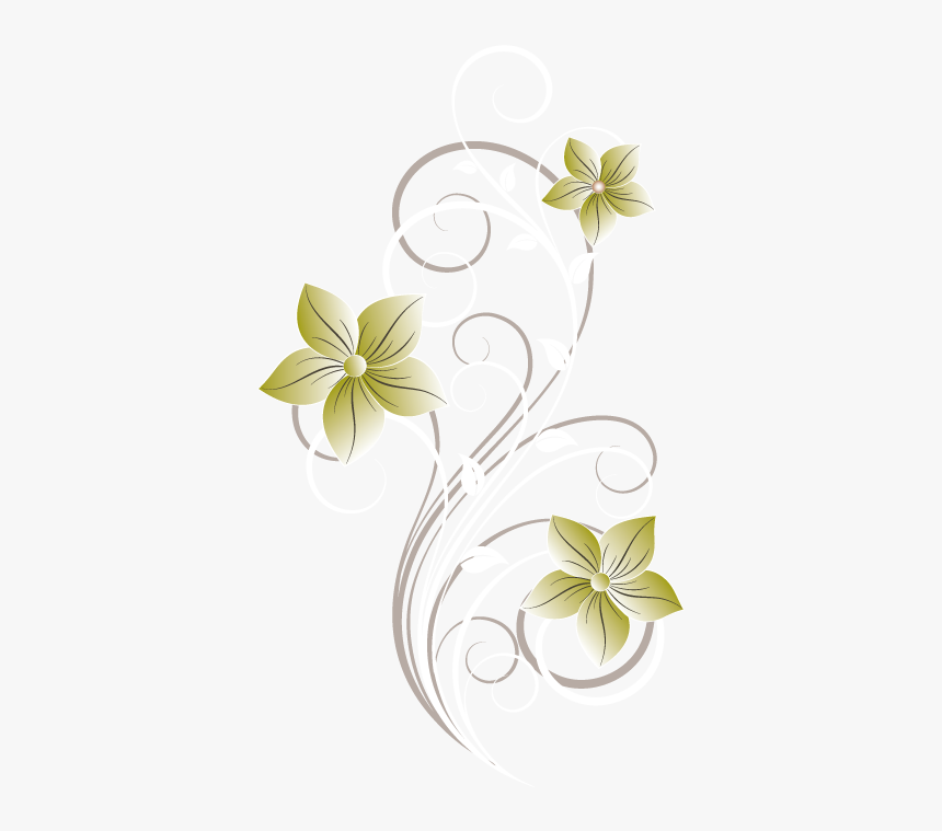 Vinilo Flor Ornamental - Floral Design, HD Png Download