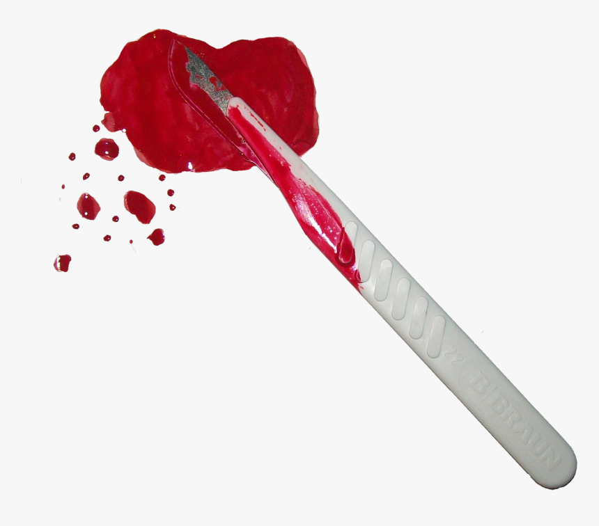 Scalpel With Blood, HD Png Download