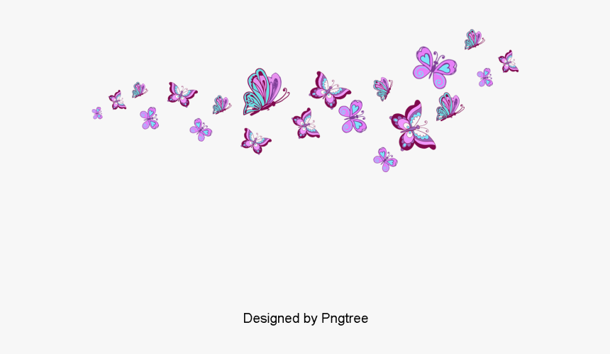 Lavender Butterfly Png - Butterfly Png Text, Transparent Png
