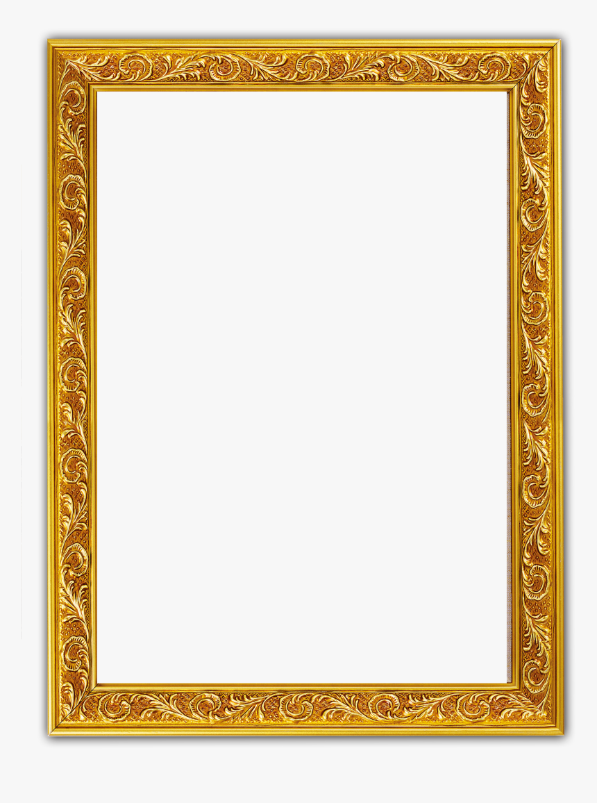 Picture Frame Wallpaper - Gold Frame Border Png, Transparent Png