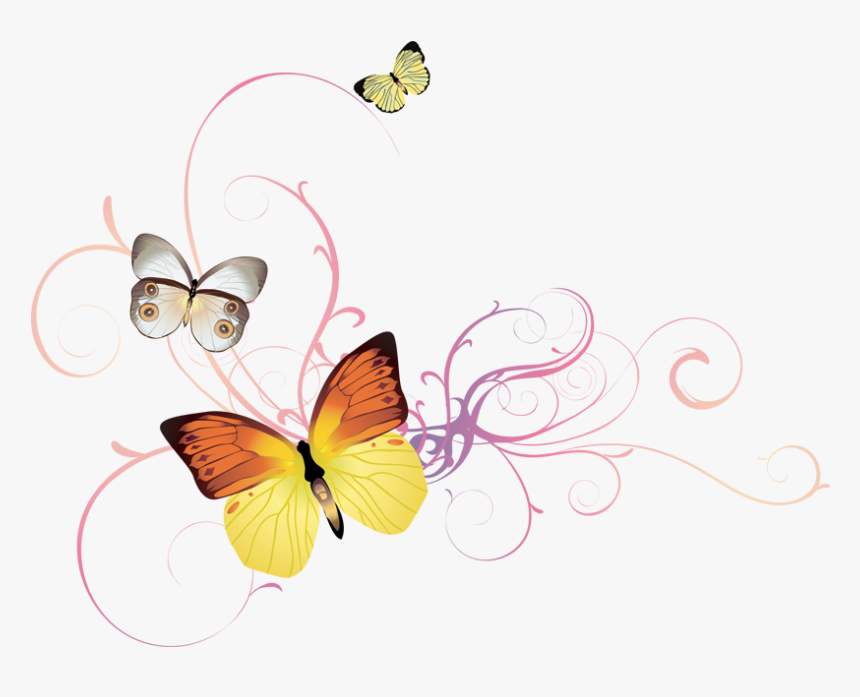 Butterfly Png - Butterfly Floral Png, Transparent Png