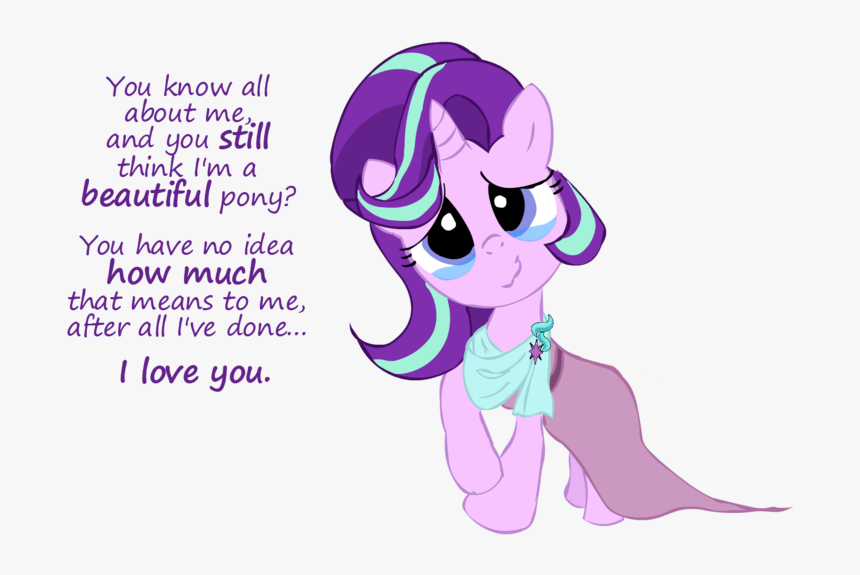 Everypony Is Beautiful Starlight Glimme - Love You Rainbow Dash, HD Png Download