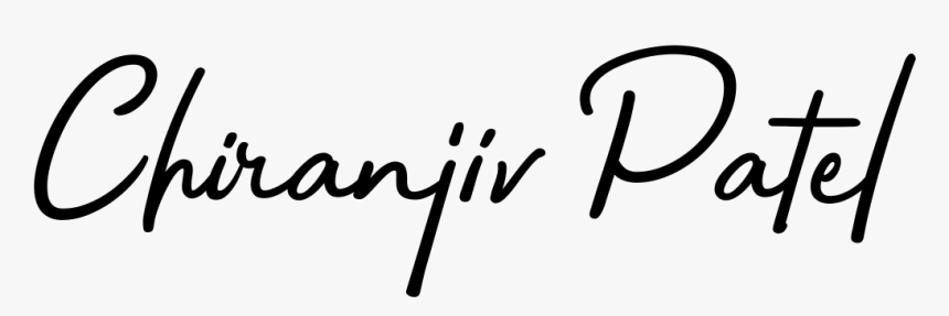 Chiranjiv Patel - Calligraphy, HD Png Download