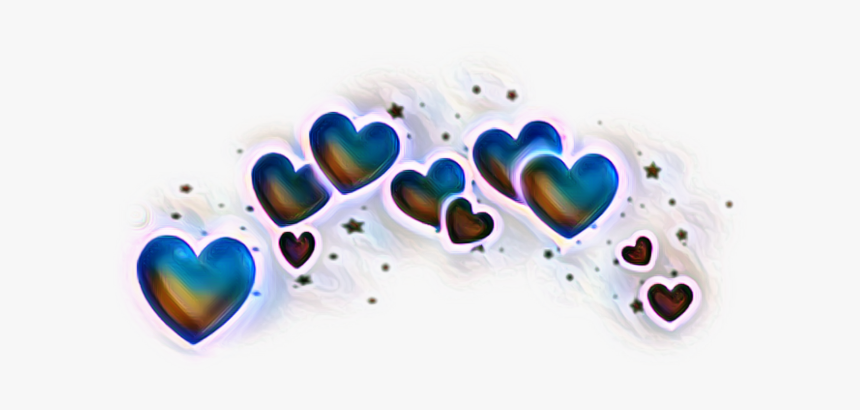 #head #heart #arco #emoji #coraçao - Transparent Aesthetic Heart Crown, HD Png Download