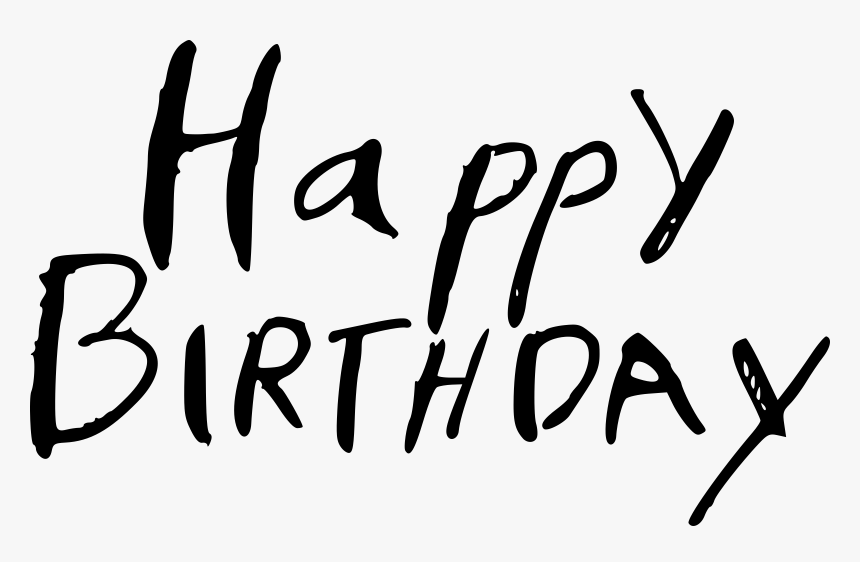 Happy Birthday Handwritten Calligraphy Vector 9 - Calligraphy, HD Png Download