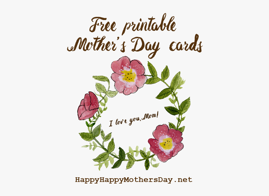 Printable Mothers Day Card - Mothers Day Message Card Printable, HD Png Download