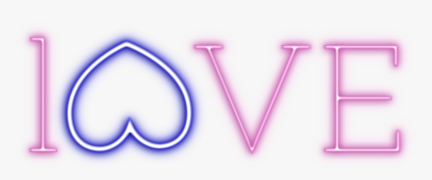 #love #neon #aşk #cute #kawaii #ftestickers #sticker, HD Png Download