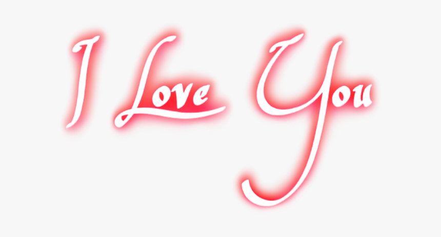 #love #loveislove #neon #ıloveyou #word #text #typography - Calligraphy, HD Png Download
