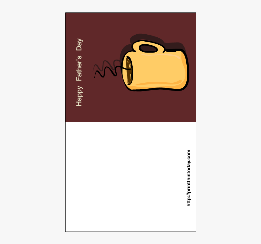 Clip Art Free Fathersday Cards - Household Paper Product, HD Png Download