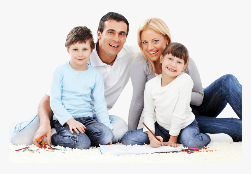 House With Family Png, Transparent Png