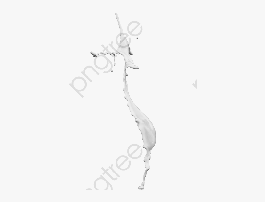 Milk Splash Png Cartoon Clipart Transparent - Illustration, Png Download