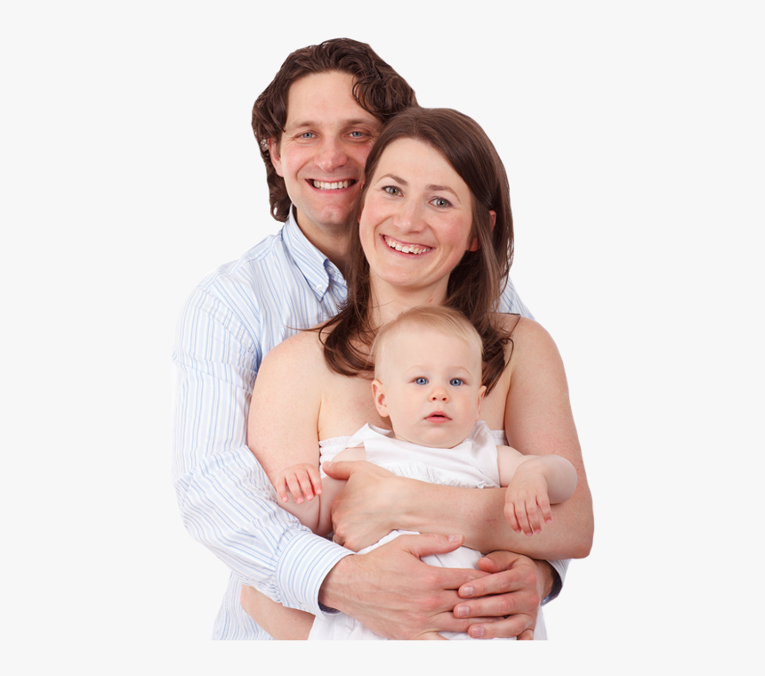 * - Mother And Father With Baby, HD Png Download