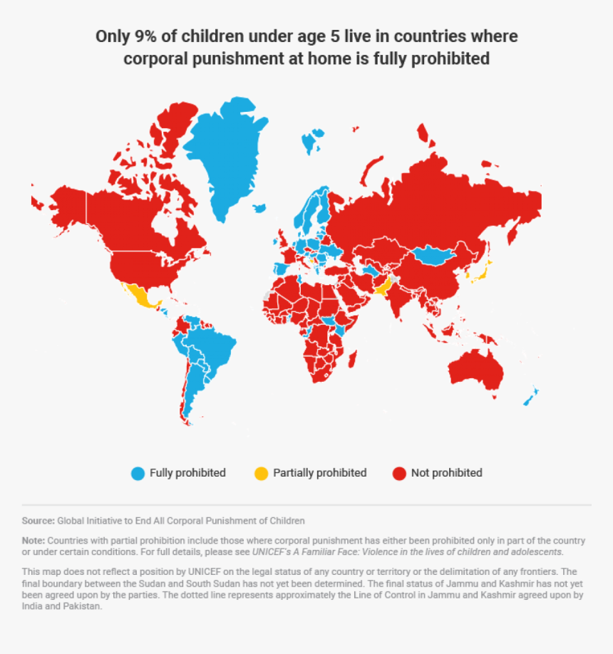 Corporal Punishment Map - Most Popular Messaging App In Every Country, HD Png Download