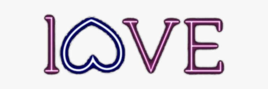 #love #heart #beautiful #neon - Graphics, HD Png Download