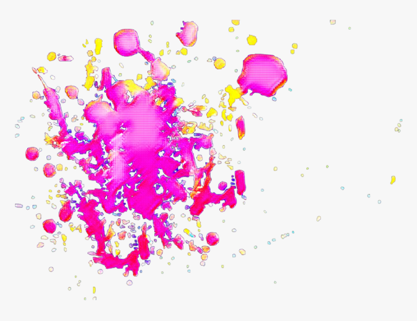#colorsplash #pink #purple #dots - Png Clipart Blood Stain Png, Transparent Png
