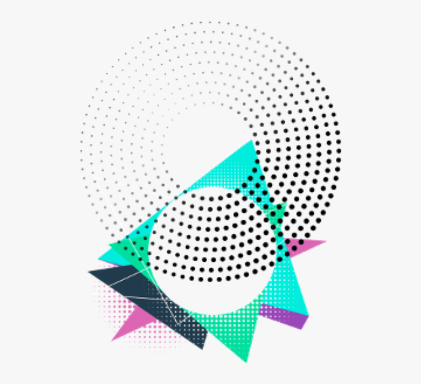 #geometric #geometry #color #splash - Circle Dots Png, Transparent Png