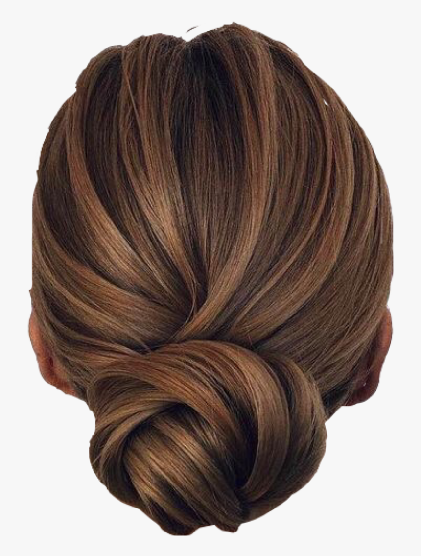 Hair Bun Prom Brown Girl Freetoedit - Hairstyle, HD Png Download