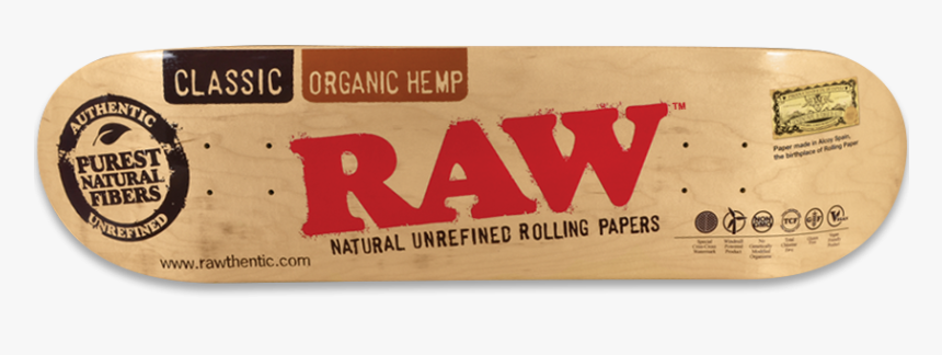 Tavola Da Skate Raw Mobilità Urbana - Raw Papers, HD Png Download